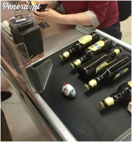 - Ale brakuje Panu 1,80 zł. - Ojej, to jajko Pani odliczy