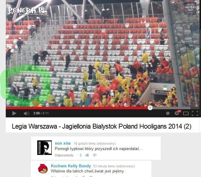 Kibice Jagielloni pomogli kibcowi Legi Kibice Jagielloni pomogli kibcowi Legi