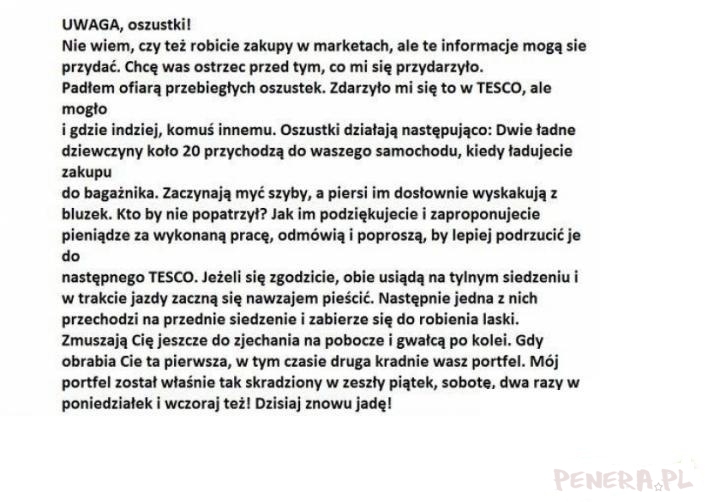 UWAGA dwie 20 letnie oszustki grasują pod TESCO UWAGA dwie 20 letnie oszustki grasują pod TESCO