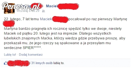 A może właśnie tak bardzo waszą rocznicę świętuje?