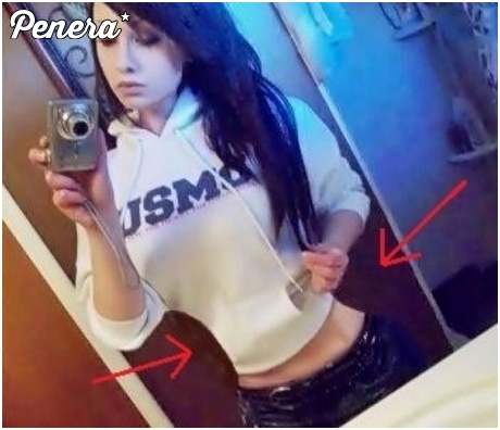 A talię osy robi w fotoszopie