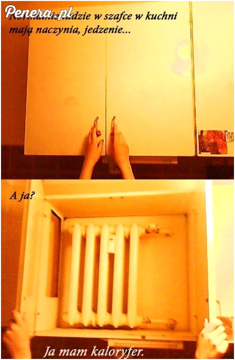 A Ty co trzymasz w kuchennej szafce?