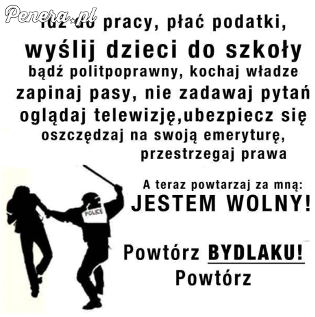 A Ty czujesz się wolnym człowiekiem?