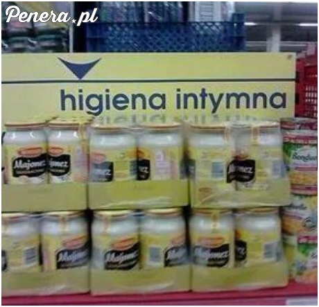A Ty używałaś już majonezu do higieny intymnej?
