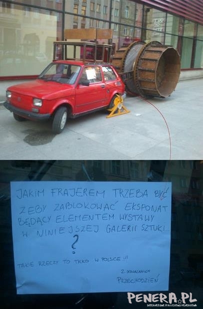 Jakim trzeba być frajerem żeby założyć blokadę Jakim trzeba być frajerem żeby założyć blokadę