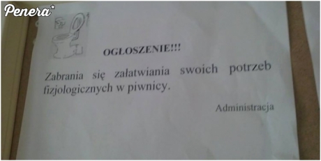 Administracja zabrania