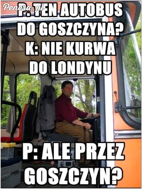 Autobus do Goszczyna?