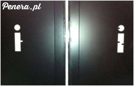 Bardzo proste oznaczenie toalet :D