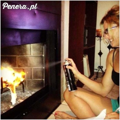 Blondynka i jej rozpałka :D