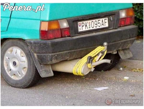 Bo mu tłumik stukał