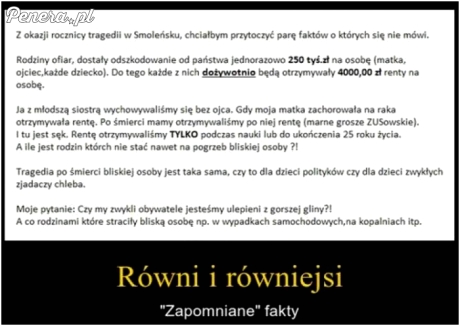 Bo w Polsce są równi i równiejsi