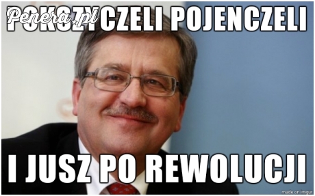 Bronek zadowolony z siebie Bronek zadowolony z siebie