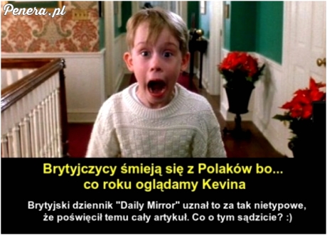 Brytyjczycy śmieją się z Polaków że oglądają co roku Kevina