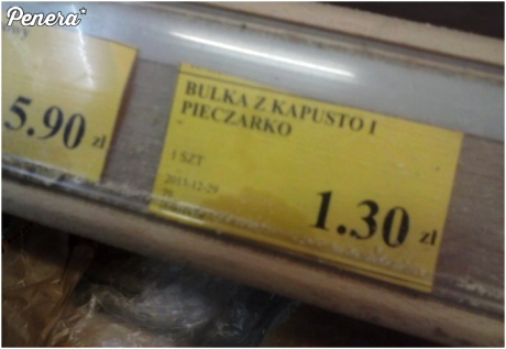 Bułka z kapusto i peczarko