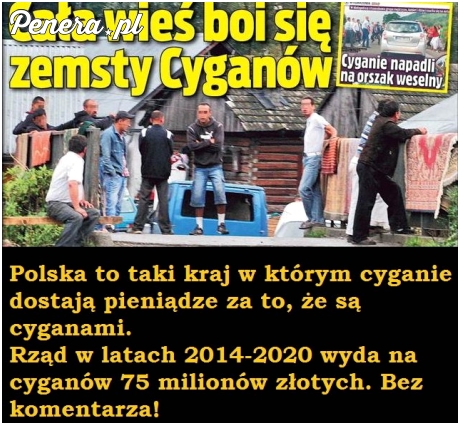Cała wieś boi się zemsty cyganów