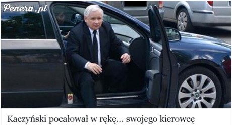 Całuśny ten nasz prezes...