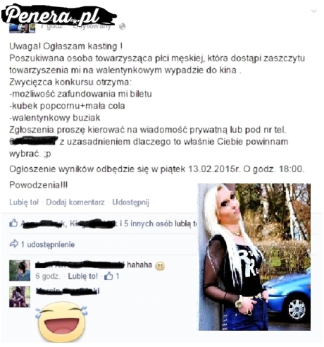 Casting na osobę towarzyszącą