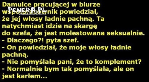 Kawał - Molestowanie w pracy Kawał - Molestowanie w pracy