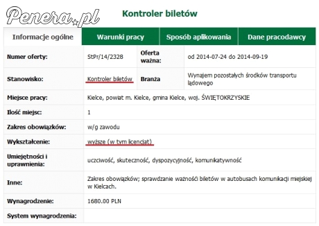 Chcesz być kontrolerem biletów?