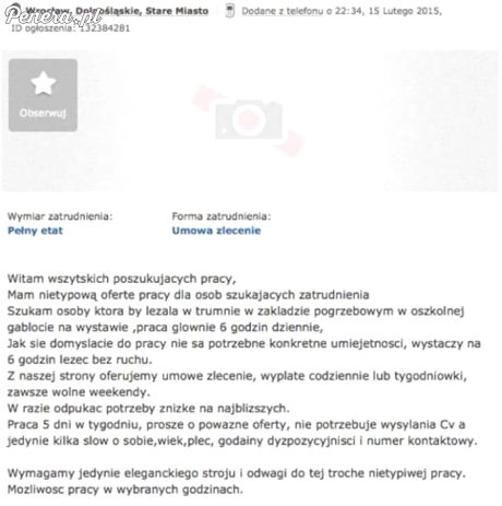 Chcesz wiedzieć czy będziesz dobrze wyglądał w trumnie? Zgłoś się do tego Pana Chcesz wiedzieć czy będziesz dobrze wyglądał w trumnie? Zgłoś się do tego Pana