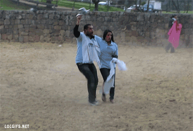 Chciał się popisać przed laską