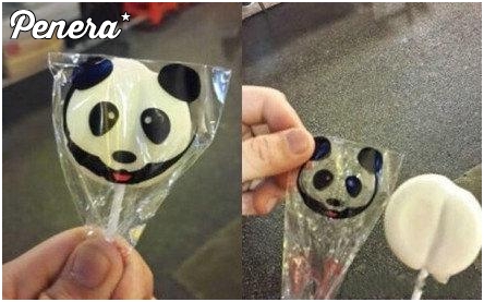 Chińskie lizaki panda
