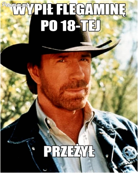 Chuck to jednak prawdziwy twardziel