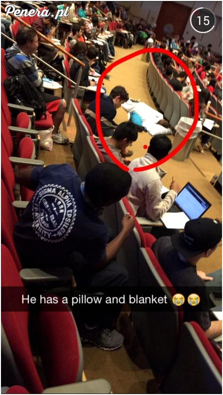 Co robi student po grubej imprezie?