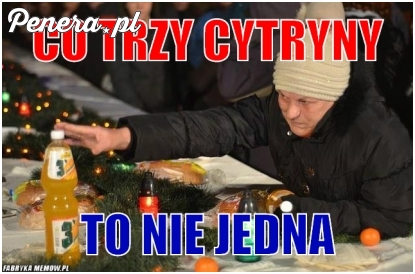 Co trzy cytryny to nie jedna