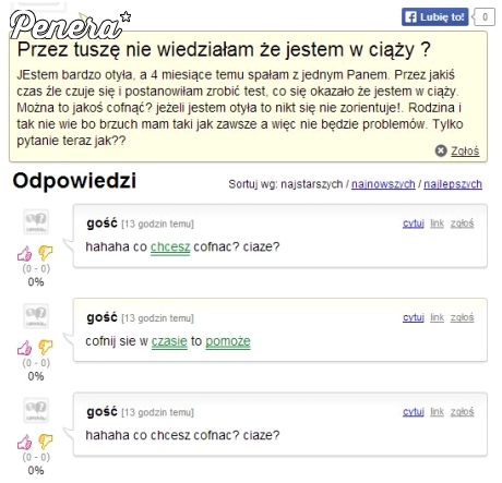 Cofnąć ciąże - świetny pomysł