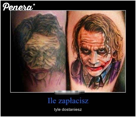 Czasami lepiej zapłacić więcej za tatuaż