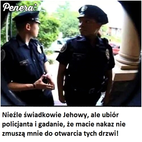 Czego to jahowe nie zrobią żeby wejść do domu