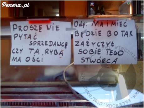 Czy ryba ma ości? :D