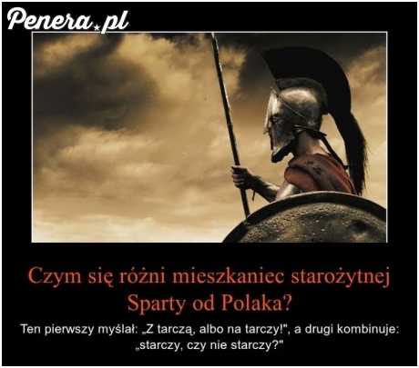 Czym się różni mieszkaniec starożytnej Sparty od Polaka?