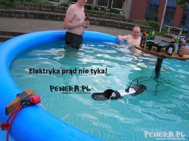 Elektryka prąd nie tyka - elektrycy po pracy Elektryka prąd nie tyka - elektrycy po pracy
