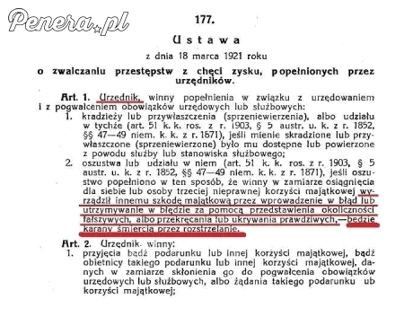 Dlaczego teraz nie mamy takich przepisów?