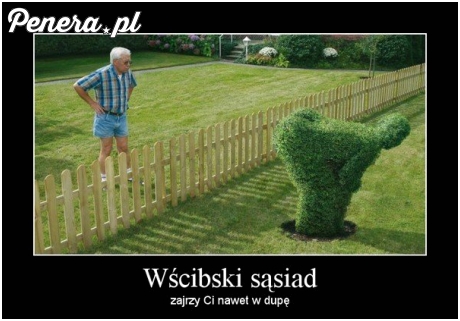 Dobry ogrodnik pojedzie Cię bez słów ;)