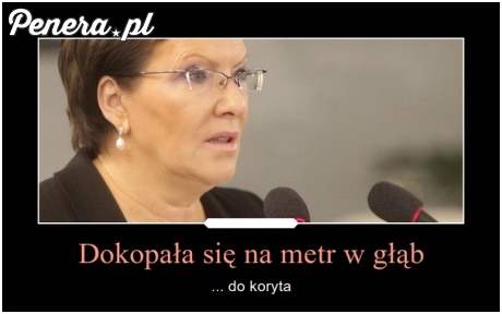 Dokopała się na metr