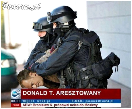 Donald T. aresztowany