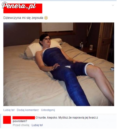 Dziewczyna się zepsuła