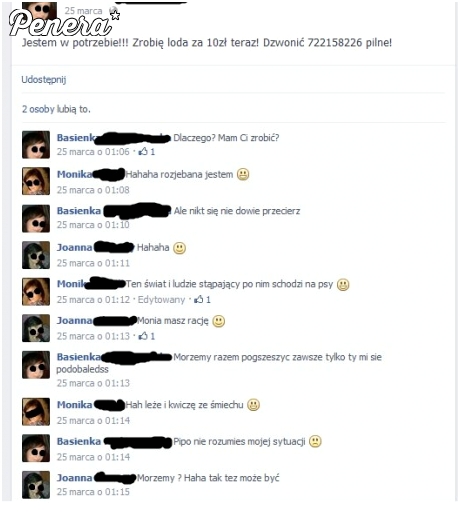 Dziewczyna w potrzebie