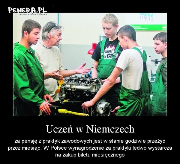 Polski kontra niemiecki uczeń Polski kontra niemiecki uczeń