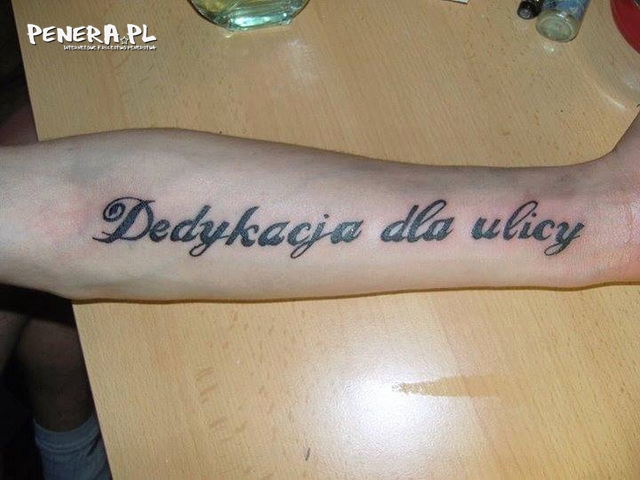 Dedykacja dla ulicy Dedykacja dla ulicy