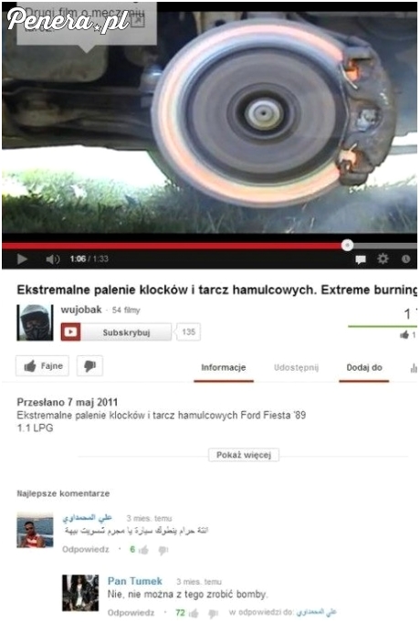 Ekstremalne palenie klocków