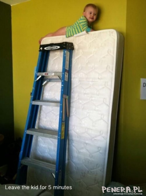 Zostaw dzieciaka na 5 minut Zostaw dzieciaka na 5 minut