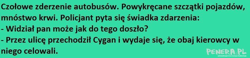 Kawał - Czołowe zderzenie autobusów