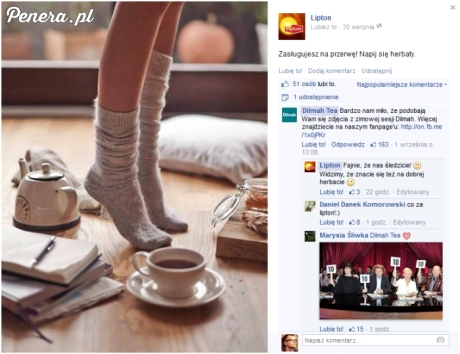 Facebookowa walka Liptona z Dilmah