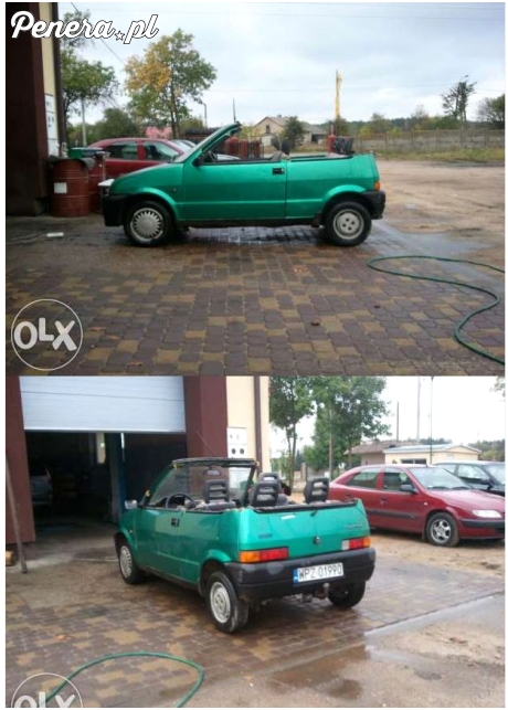 Fiat Cinquecento w wersji kabriolet