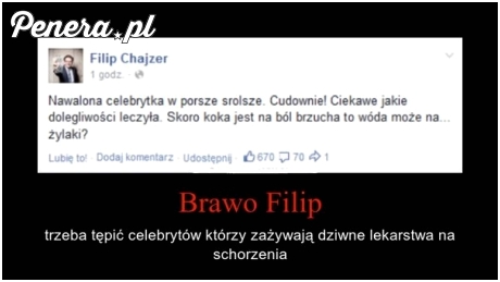 Filip Chajzer i ostra pojechana po pijanych celebrytach