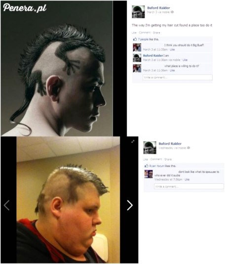 Fryzura prawie zajebista